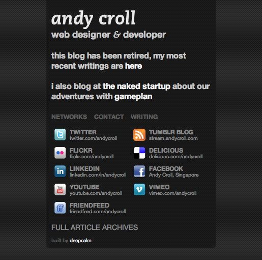 2009-era andycroll.com