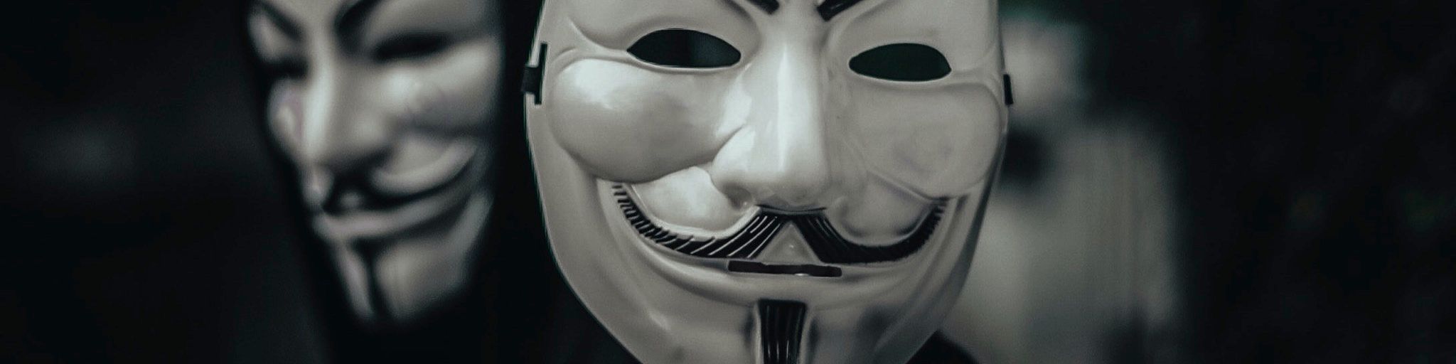 V for Vendetta-style Guy Fawes masks