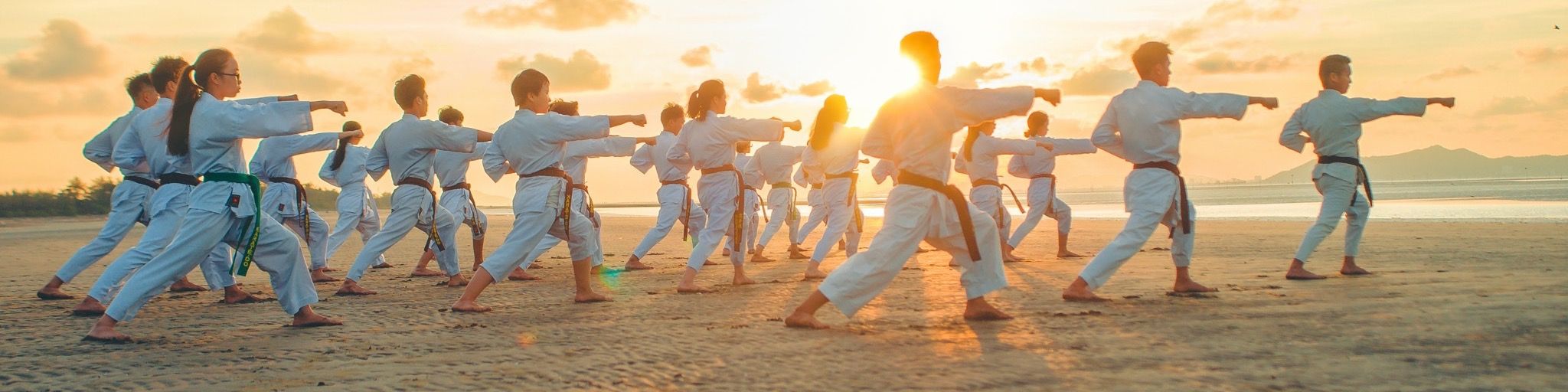 Martial Arts on the beach